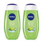 NIVEA Bath Care Lemon And Oil Shower Gel, 250ml Pack of 2