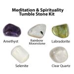 Reiki Crystal Products Meditation & Spirituality Tumble Stone Kit For Reiki Healing Crystal Healing