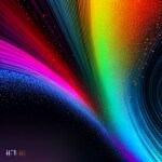 Love Creation 12x18 Size poster print for creative wall art- rainbow-rhapsody-6636(Non Sticker)