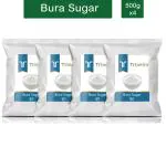 Trinetra Bura 2000 g (500g X 4 Pack) Sugar Powder