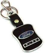 Blue Aura Grazy Black Synthetic Fiber 52-L Key Chain