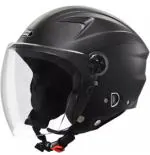 STUDDS RAY OPEN FACE BLACK HELMET