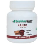 Navchetana Kendra Arjuna Tablets (60 Tablets)| Help in Heart disease, Improves Blood Circulation