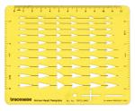 Traceease Arrows Drafting Arrow Head Template Drawing Stencil,Designing Template Measuring Ruler