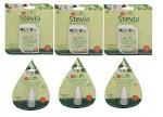 So Sweet Stevia Combo of 300 Tablets and Pack of 3 Liquid Drops (100 drops each) 100% Natural Sweetener