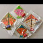 VARNI CREATION Diamond Kite Set with Firaki Ladoo Gopal Toy