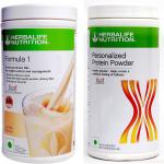 HERBALIFE NUTRITION Formula 1 Shake Mix Vanilla 500 gm With Personalized Protein Powder 400 gm