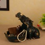 TIED RIBBONS Multicolor Resin Big Mouth Hippopotamus Showpiece 25.5 x 15 x 20 cm