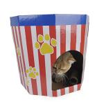 Pets Empire Cute Cat House Cat Bed Interior Cardboard Popcorn Design Cat Play House