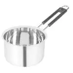 IDEAL PRIME Heavy Duty Aluminium Saucepan 1.5 Liter Medium Size With easy Grip Silicone Handle Durable Alu Milk Pan Tea Pan Tapeli patila Donga Cookware Pack Of 1