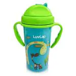 Luvlap Green Tiny Giffy Sipper For Infant (18 M Plus) 300 ml