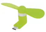 Tech Gear 1 Mini Portable Type-C Mobile Phone Cooling Fan USB Fan (Green)