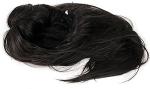 YOFAMA Medium Hair Wig Black Synthetic Fiber Women