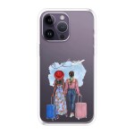 Emble Designer Clear Tranperant Silicone Case For IPhone 13 Pro Max -Design A1 ( TPU | Soft , IPhone 13 Pro Max | Multicolor )