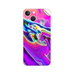 GADGETSWRAP Printed Vinyl Skin Sticker for Apple iPhone 13 - Abstract Iridescent Liquid Art