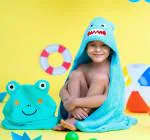 Rabitat Cotton Super Soft Kids Hooded Bath towel 5 Y and Above