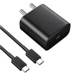 D'Wild USB Type C 45 Watt Super Fast Charger with Cable for PC, Tablets, Laptops, Cellular Phones