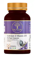 Dr. Nature Calcium & Vitamin D3 Softgel Capsule- 1000mg X 30caps
