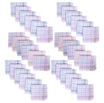 Kuber Industries Handkerchiefs | Soft Cotton | Hankies for Woman | Hankies for Girls | Check Cutwork | Rumal for Woman | Girls | Wicking Sweat | Set of 36 | White