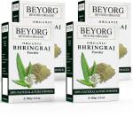 BEYORG Organic Bhringraj Powder for Anti Dandruff, Anti Hair Fall, Straightening and Smoothening - 400 g (pack of 4)