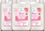 Calicare Rose Handwash Moisture Shield Germ Protection Refill Pack, 5000 Ml Each (Pack Of 3)