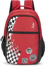 Skybags Drip Plus | 28L | Casual Backpack | Polyester | Red