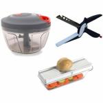ODD M EVEN Stainless Steel, Silicone and Plastic Vegetable and Fruit Chopper 450 L