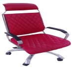 TRUST FURNITURE Plastic Executive Ergonomic Office Chair Height Adjustable Seat, Push Back Tilt Feature Study Chairs- Black (Hp 002)-A7