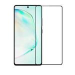 Hobbytronics Samsung Galaxy S10 Lite, Note 10 Lite Black Scratch Resistant, Anti Fingerprint with Bubble Proof Tempered Glass Screen Protector (18 x 10 x 2 cm)