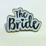 Festiko The Bride Brooch For Bachelorette Party, HenS Party, Bridal Shower Wearable, Bridal Shower Wearable