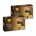 Haldiram s Nagpur Soan Cake Multi Flavour 400 g Each (Pack of 2)