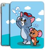 Caseelo Flip Cover for Apple iPad 10th Generation 2022 10.9 Inch Case [ iPad 10th Gen ] Launch A2696 A2757 A2777 Smart Slim Case ( Cat And Mouse )