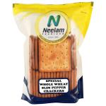 Neelam Foodland Special Whole Wheat Slim Pepper Crackers, 130G