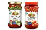 Three Mango 2Kgs Pickle Combo Avakaya (Mango) Pickle 1Kg | Tomato Pickle 1Kg