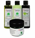 1 Alovera shampoo, 1 Alovera Conditioner, 1 Amla Oil, 1 Alovera Gel