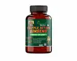 Humming Herbs Tripple Action Ginseng 600mg | 3 Months Supply | Red Korean, Siberian and American Ginseng Root Extract | Boost Energy and Immune Support - 90 Capsules