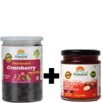 Himsrot Dried Fruit Cranberry- 200gm + Apple jam - 250gm | Buy 1 Fruit Get 1 Jam Free