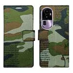 A D Enterprises Army Flip Cover for Oppo Reno 10 Pro Plus 5G | Magnetic Case | Shock Absorbent | Flip Cover Oppo Reno 10 Pro Plus 5G