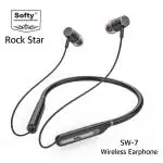 SOFTY SW-07 Rock Star Wireless Headset with MIC Bluetooth 5.0 Long Battery Life, Super BASS Sound - Black