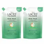 Lacto Calamine 1% Salicylic Acid Body Wash Refill Pouch | 500ml | Pack of 2