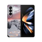 GADGETSWRAP Printed Vinyl Skin Sticker for Samsung Galaxy Z Fold 4 - time lapse photography of curved road with vehicles passing