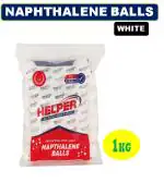 HELPER NAPTHANLENE BALLS SNOW WHITE 1000GM - 1PC
