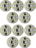 Onas 9 Watt Alfa Dob Green Color Direct On Board Led Bulb Raw Material Green Color Light Electronic Hobby Kit (Pack Of 10)