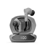 TEMPT Thunder True Wireless Earbuds With OxyAcoustics Technology, TWS In Ear Earphone With Passive Noise Cancellation, 10mm Bass Drivers, 24H Playtime, IPX4 Water Resistant, Touch Controls (Black)