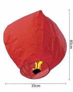 SoilMade Pack Of 10 Sky Kite Lantern Multicolor Size Approx 20 CM