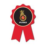 Festiko Team RCB Badges (Set of 10 Pcs), Ipl Theme Badges, Cricket Party Props, Ipl party supplies, Ipl Party Wearables