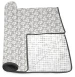 Threads & Yarn Summer Blankets - Pure Cotton Single Adult AC Blanket/Dohar/Quilt/Duvet/Comforter - Lightweight - Reversible - Very Soft (Dusky Grey Pebbles)