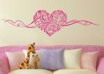 LANSTICK Multicolor Beautifull Pink Head Self Adhesive Wall Sticker