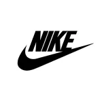 Shivoid Nike Brand Sticker (Black Color, Vinyl) Pcs 1