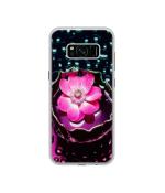 Casotec Flower in Water Design Printed Silicon Soft TPU Back Case Cover for Samsung Galaxy S8
